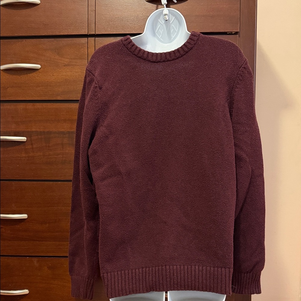 Croft & Barrow Men's Burgundy Crewneck Sweater